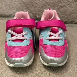 Stride Rite 360 Adler Sneakers Girls Size 10M Silver Pink Blue New in Box